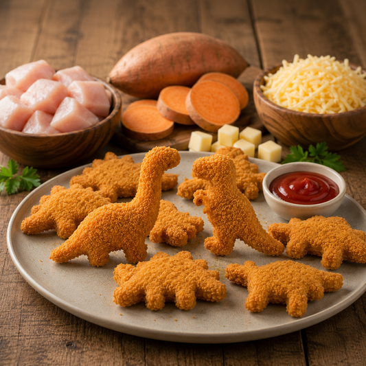 Chicken & Sweet Potato Dino Nuggets