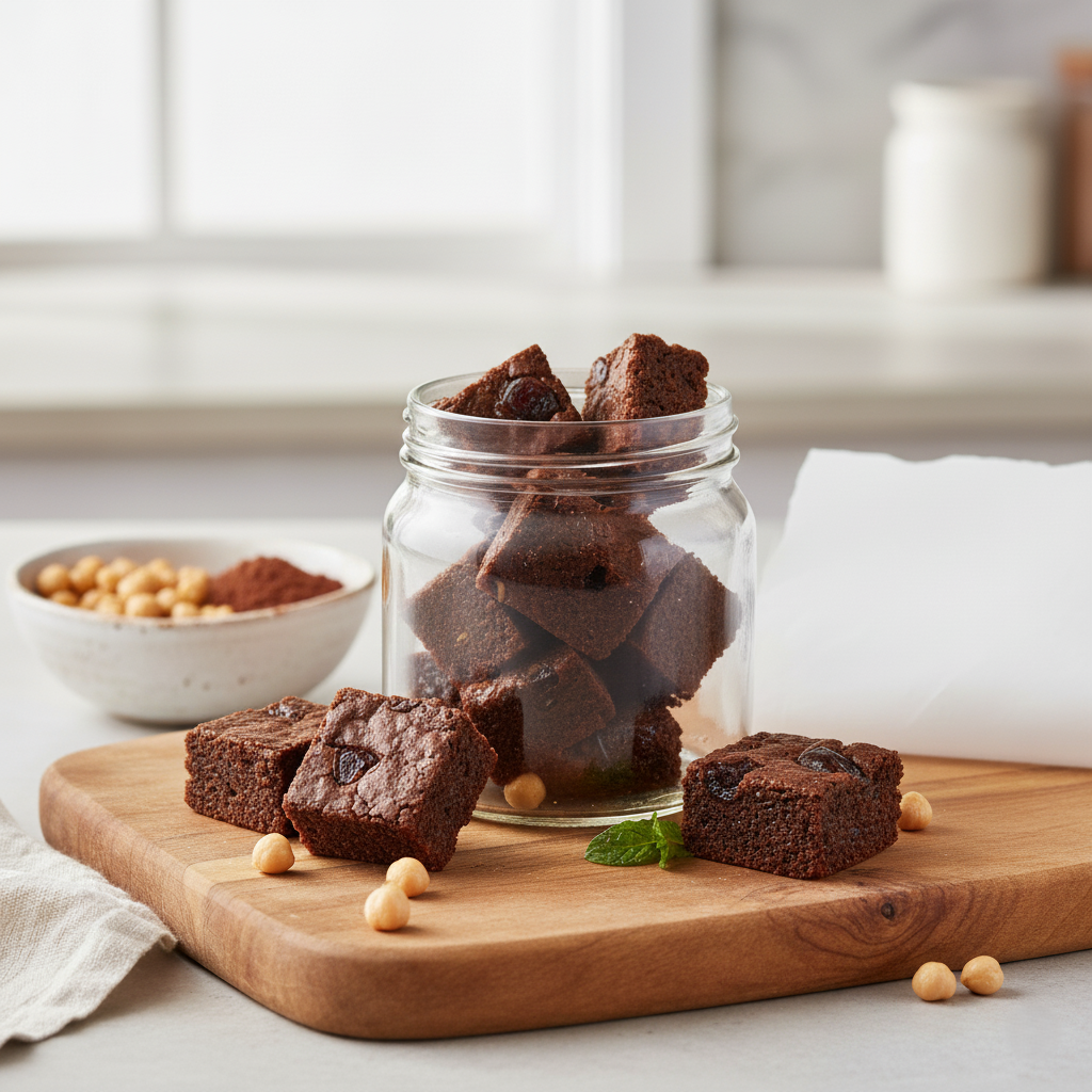Chickpea & Date Brownie Bites