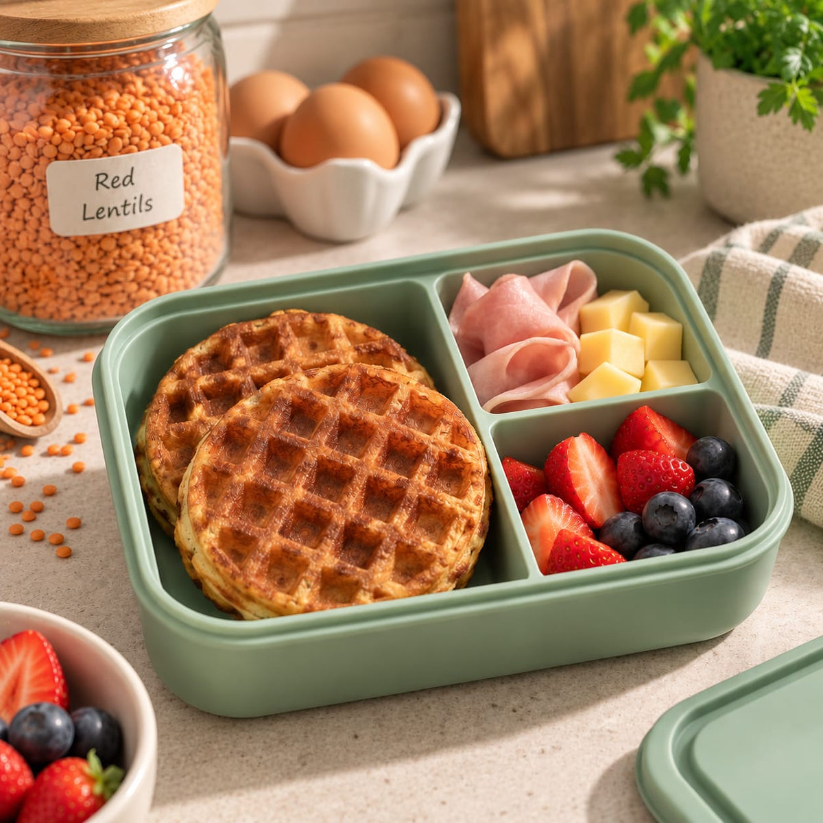 Lentil Waffles